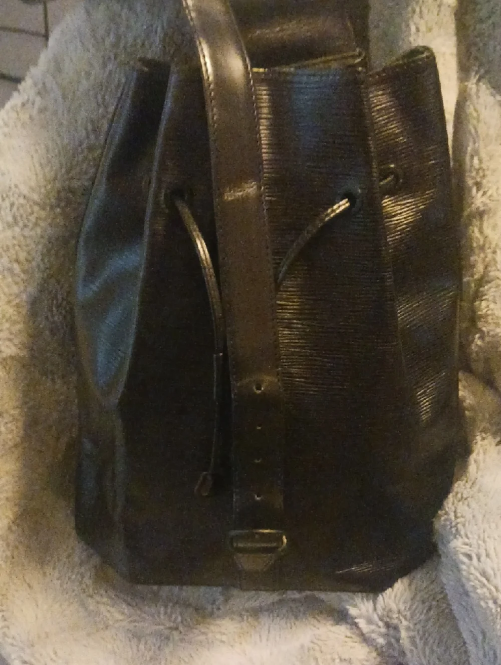 Louis Vuitton Black Epi Leather Sac A Dos .(preloved )